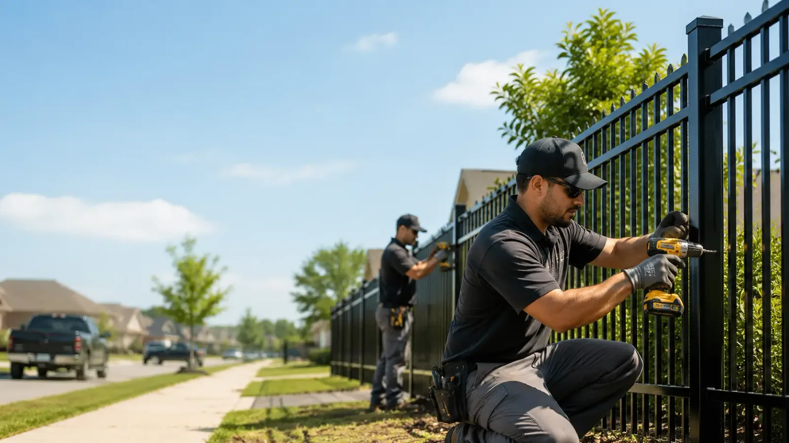 Metal Fence Installation in Holliday, TX